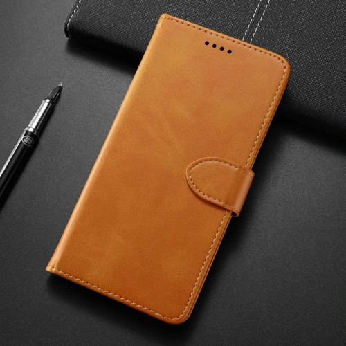 Xi̇aomi̇ Redmi̇ Note 11E Kartlikli Cüzdan Kilif (Deluxe Wallet Case) Kahverengi̇