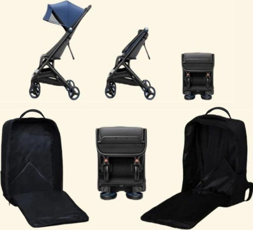 Xiaomi Mitu Bebek Arabası Ile Uyumlu Taşıma Çantası (Black Premium Fabric)