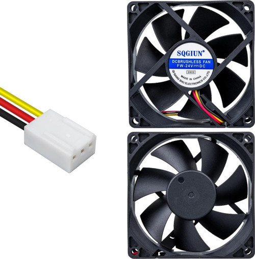 IC-216A FIRÇASIZ DC FAN 80X80X25MM 24 VOLT 3 PİN