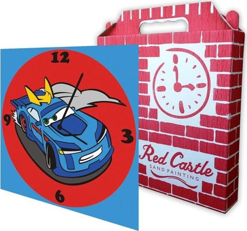Disney Cars 2 Saat (Clock) Kum Boyama Seti-Red Castle S-0006