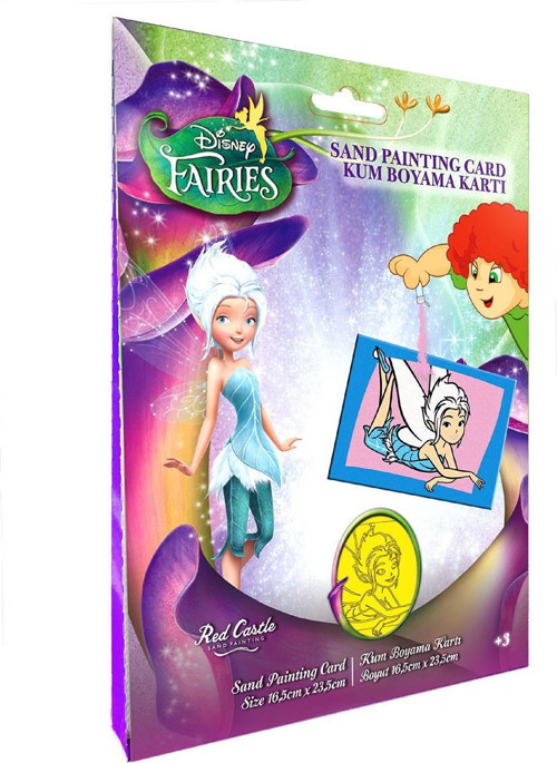 Disney Periler Eğitici ve Eğilenceli Kum Boyama Seti-Red Castle SS-11