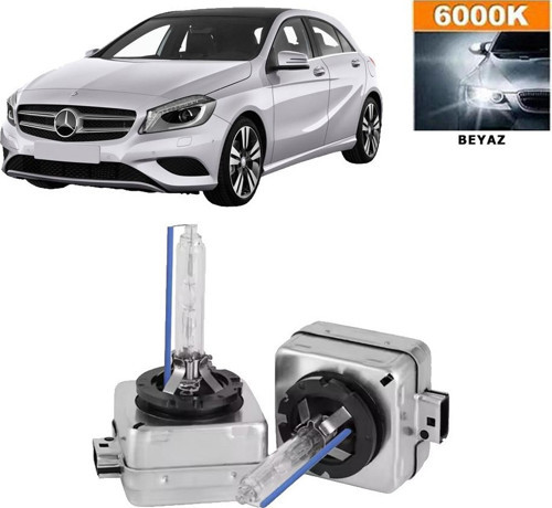 Mercedes A Serisi W176 2012-2018 Xenon D1S / D1R 6000K Beyaz HID Xenon Ampul 2 Adet