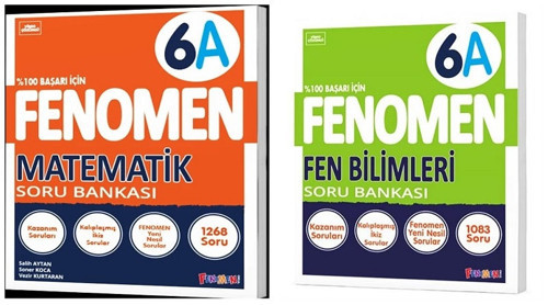 Fenomen Okul 2025 6. Sınıf Matematik + Fen Bilimleri A Serisi Soru Seti 2 Kitap