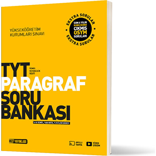 Hız Yayınları Tyt Paragraf Soru Bankası (25)