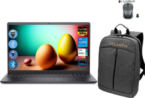 Vostro 3520 I5 1235U N1611PVNB3520UA42 16GB 1TB M.2 SSD 15.6 Fdos Taşınabilir Bilgisayar+Çanta &mouse