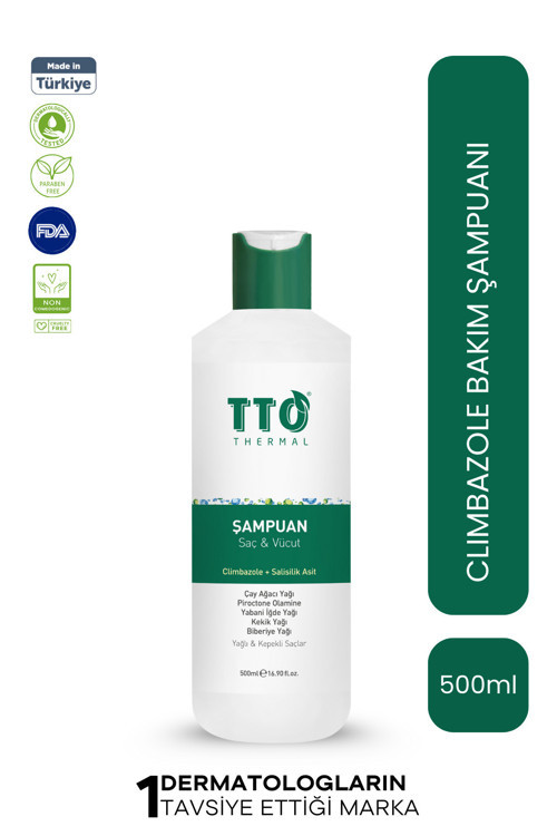 Saç Ve Vücut Şampuanı 500 ml Beyaz (ÇAY AĞACI YAĞI / TEA TREE OIL)