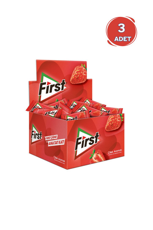 Çilek Aromalı Tekli Sakız 1,7g - 3 Adet
