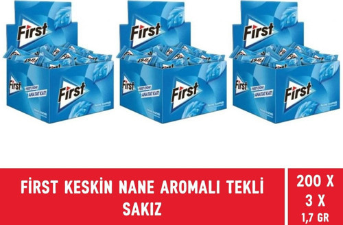 Keskin Nane Aromalı Tekli Sakız 1,7g - 3 Adet