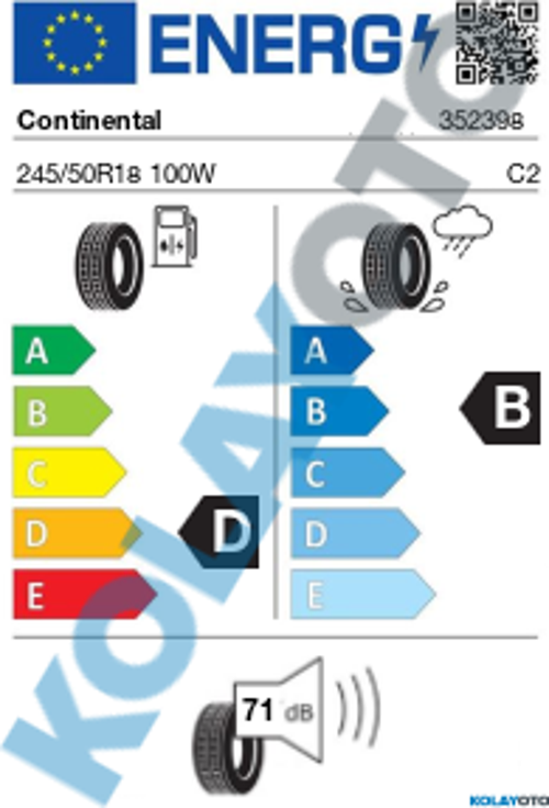 SportContact 5 245/50R18 100W FR MO (Yaz) (2023)