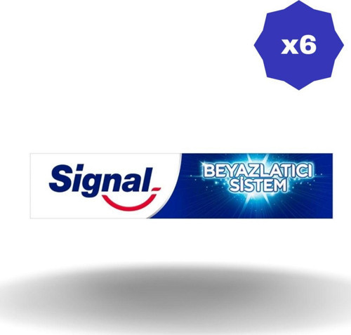 Beyazlatıcı Sistem Diş Macunu 50 Ml X 6 Adet