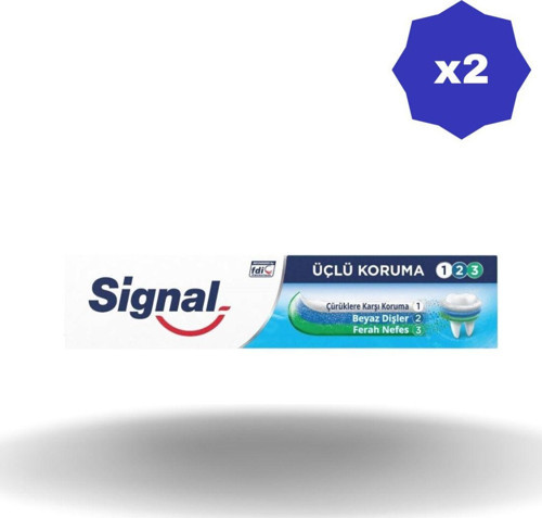 Üçlü Koruma Diş Macunu 50 Ml X 2 Adet