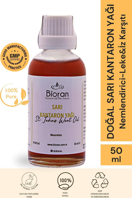 Sarı Kantaron Yağı %100 Saf Bitkisel Yağ 50 Ml. (ST JOHN'S WORT OİL)