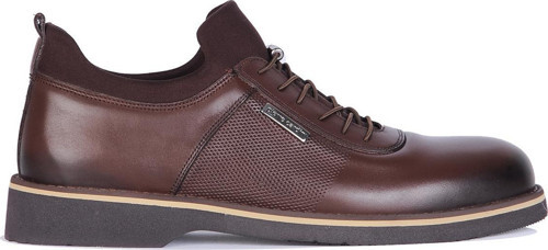 63603 Exclusıve Kahve Deri Erkek Casual Ayakkabı