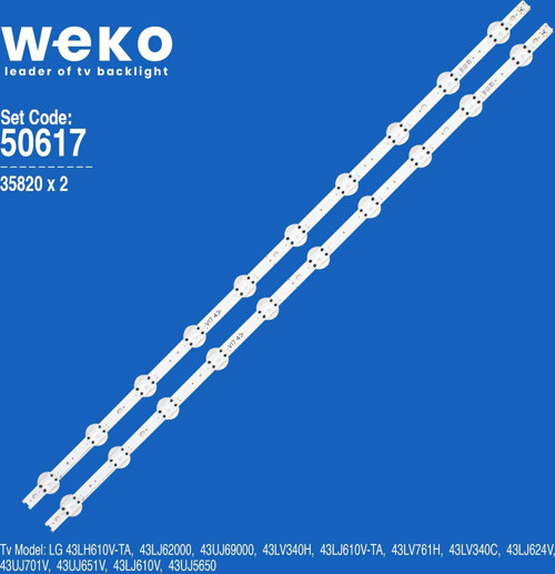 WKSET-5617 35820X2 43 V17 ART3 2867 REV0.3 1 2 ADET LED BAR