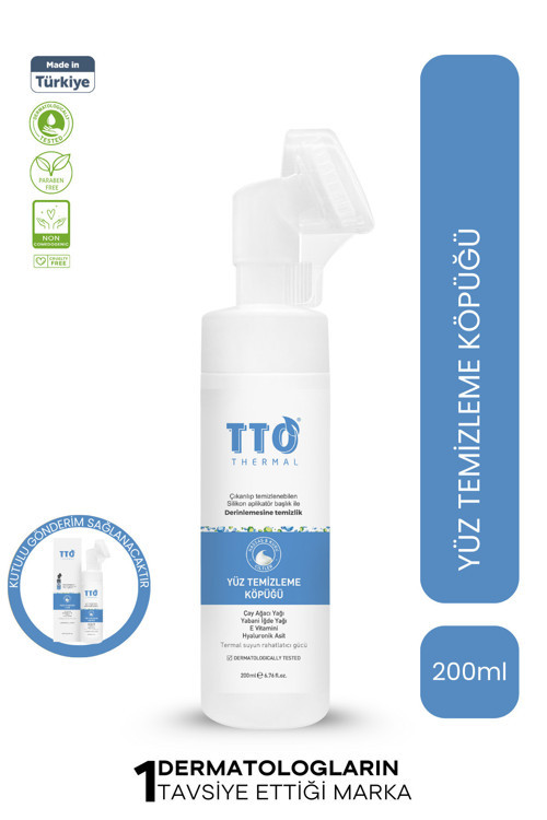 YÜZ TEMİZLEME KÖPÜĞÜ 200 ML (APLİKATÖRLÜ)