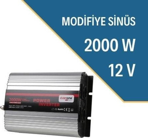 ® 2000W-12V MODİFİYE SİNÜS İNVERTER EA75178947