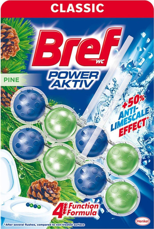 Power Aktiv Klozet Blok 2'li Çam Kokulu Temizleyici