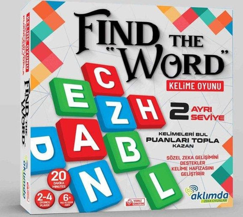 Akılda Zeka Find The Word - Kelime Oyunu