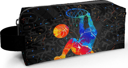 Kids Gri Basketbol Desenli Lacivert Kalem Çantası 22083