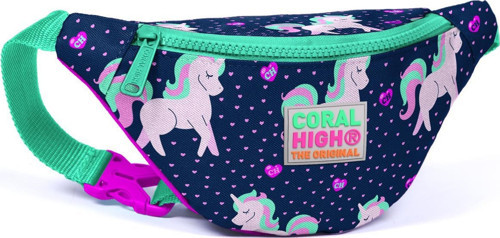 Kids Lacivert Unicorn Bel Çantası 22567