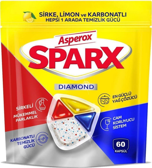SparX Diamond Bulaşık Makinesi Kapsülü 60'lı Yerli ve Milli