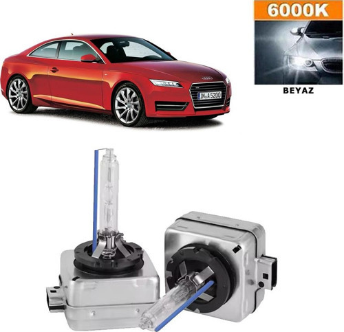 Audi A5 2011-2019 D3S / D3R 6000K Beyaz HID Xenon Ampul 2 Adet
