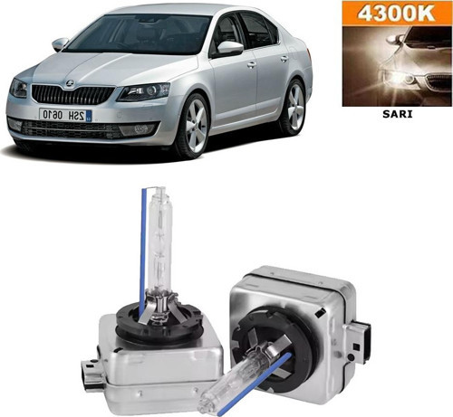 Skoda Octavia III 2013-2015 D3S / D3R 4300K Sarı HID Xenon Ampul 2 Adet
