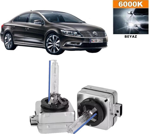 Volkswagen Passat CC 2012-2016 D3S / D3R 6000K Beyaz HID Xenon Ampul 2 Adet