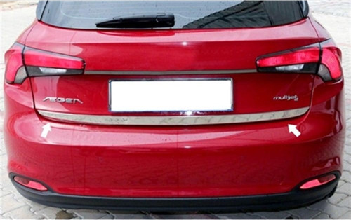 Fiat Egea HB Krom Bagaj Alt Çıta 2016 Sonrası Paslanmaz Çelik