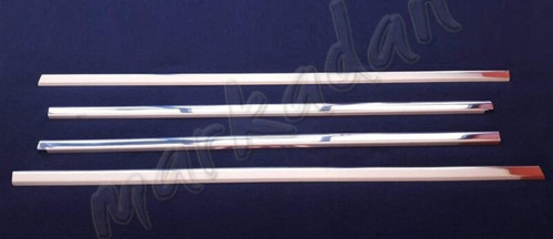 Mitsubishi Lancer Krom Cam Çıtası 2008 Sonrası 4 Parça Paslanmaz Çelik