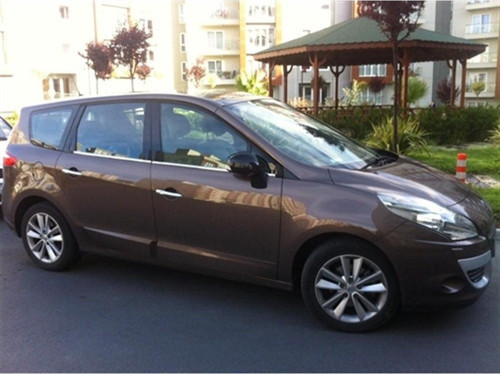 Renault Scenic 3 Krom Cam Çıtası 2009 Sonrası 4 Parça Paslanmaz Çelik