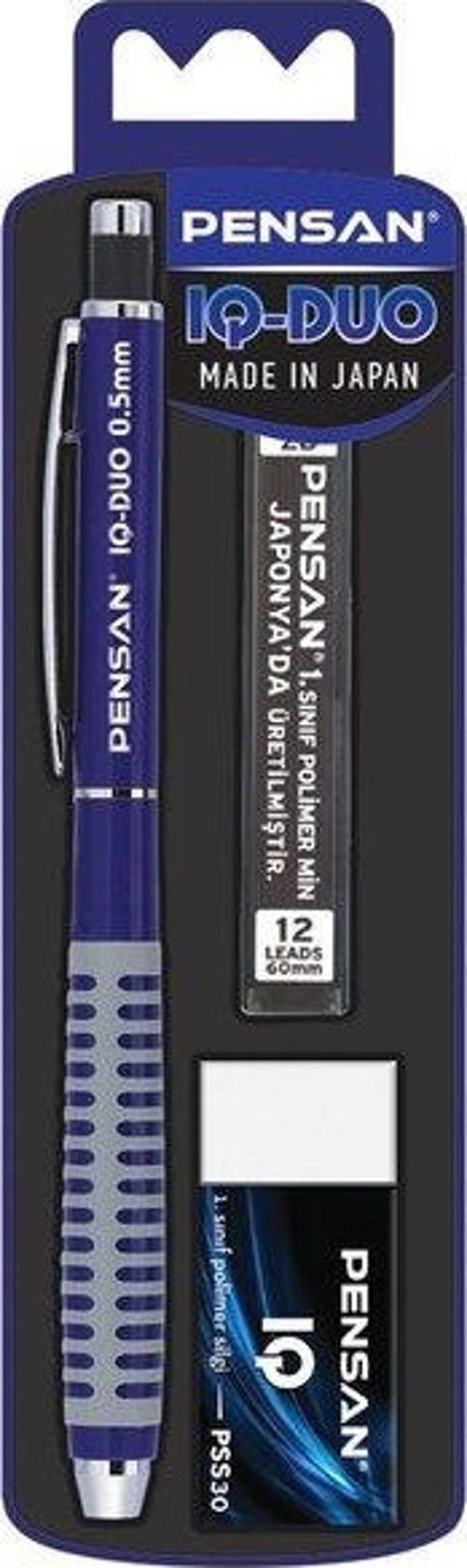 Iq-Duo Set 05 Mm Renkli Silgi+Min Mavi
