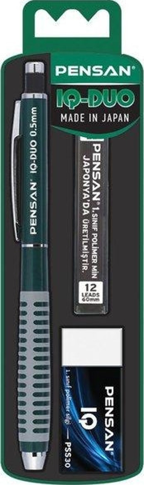 Iq-Duo Set 05 Mm Renkli Silgi+Min Yeşil