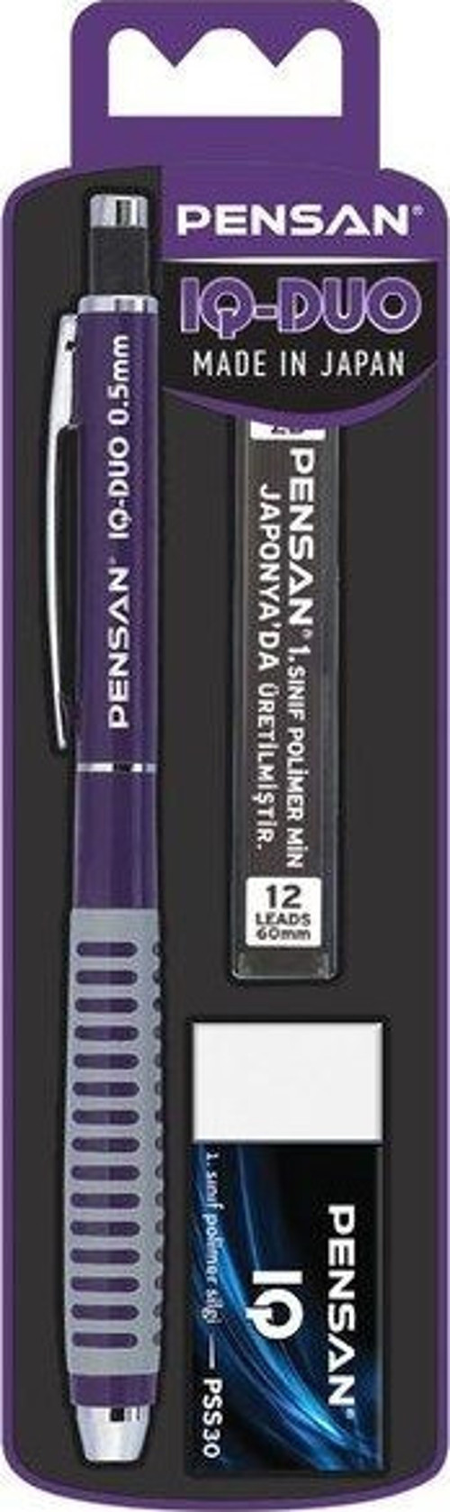 Iq-Duo Set 05 Mm Renkli Silgi+Min Mor