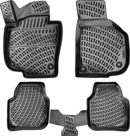 3D Oto Paspas Siyah Renk Skoda SuperB 2008 - 2015 ile uyumlu