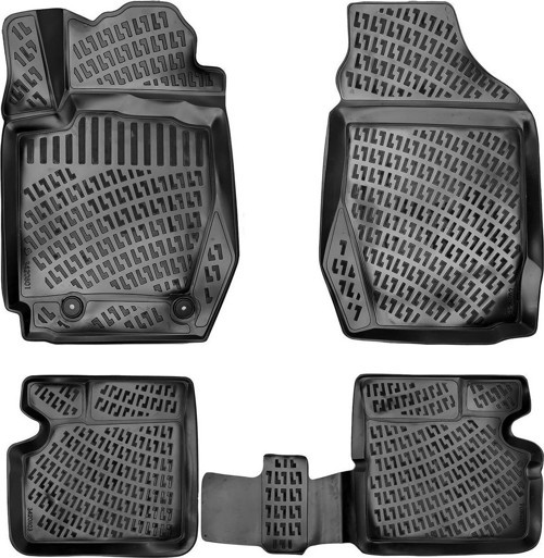 3D Oto Paspas Siyah Renk Toyota Avensis 2009 - Sonrası ile uyumlu