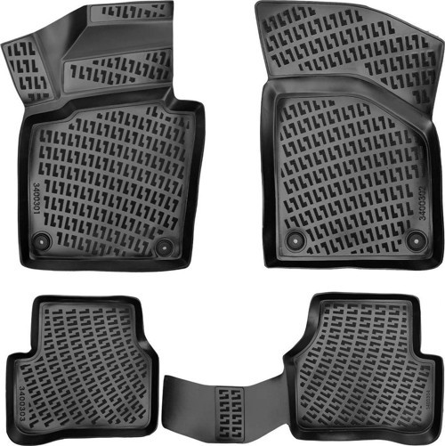 3D Oto Paspas Siyah Renk Volkswagen Tiguan 2007 - 2017 ile uyumlu