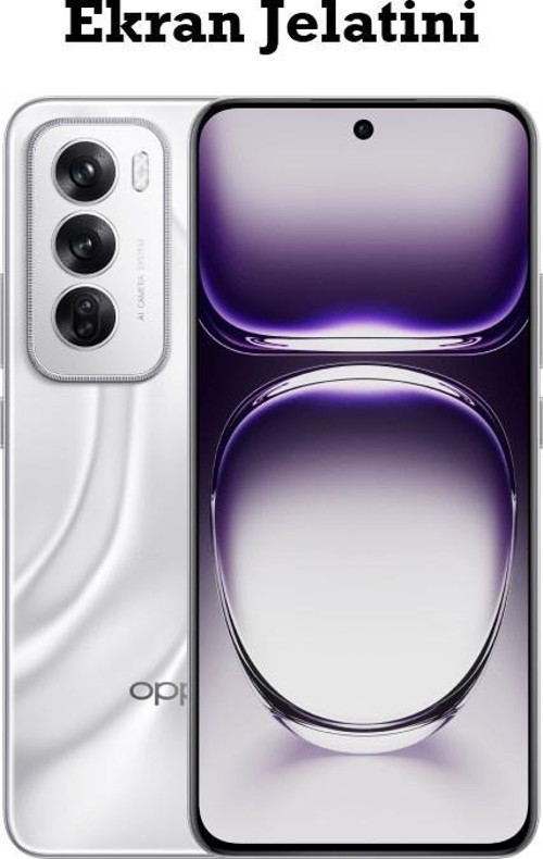 Oppo Reno12 5G Uyumlu Ön Body Şeffaf Ultra Ekran Koruyucu Nano Jelatin