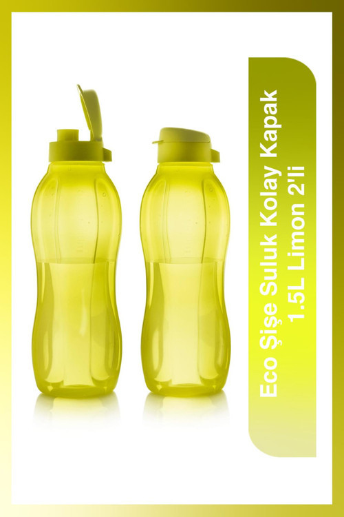 Eco Şişe Suluk Kolay Kapak 1.5L Limon 2'li