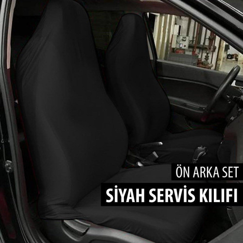 Renault R9 Uyumlu Koltuk Kılıfı Servis Kılıfı - Siyah