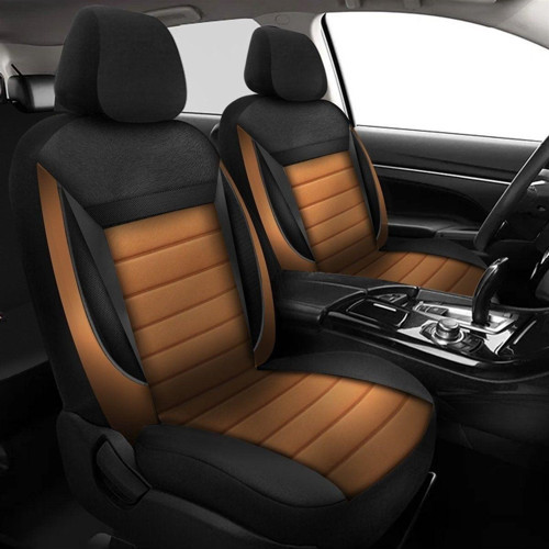 Seat Leon 1999-2012 Uyumlu Koltuk Kılıfı Enigma Serisi - Taba