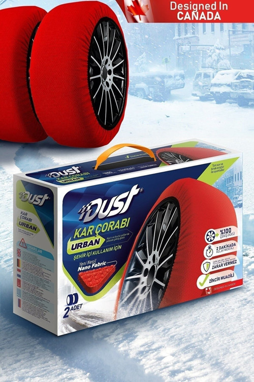 Premium Lüks Araç Kar Çorabı205/45R18 Lastik Uyumlu-L