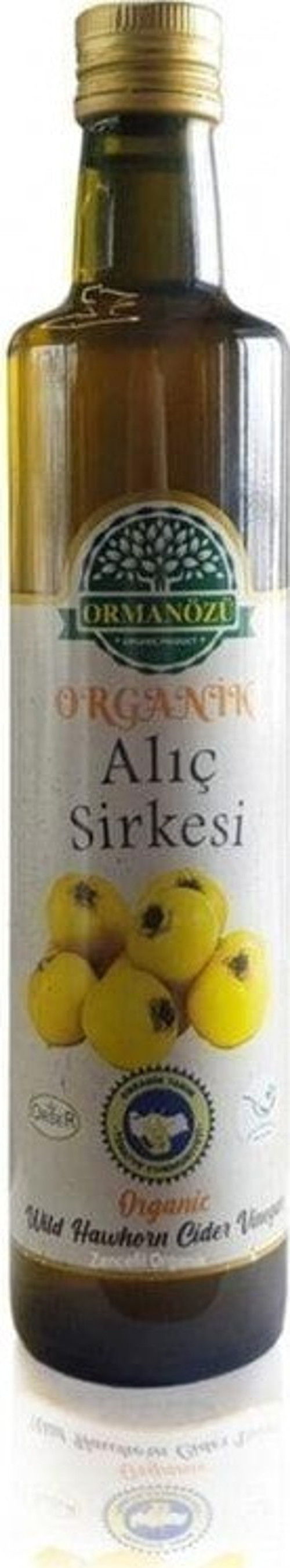 Organik Alıç Sirkesi - Alıç Sirkesi 500 Ml Organik Sertifikalı