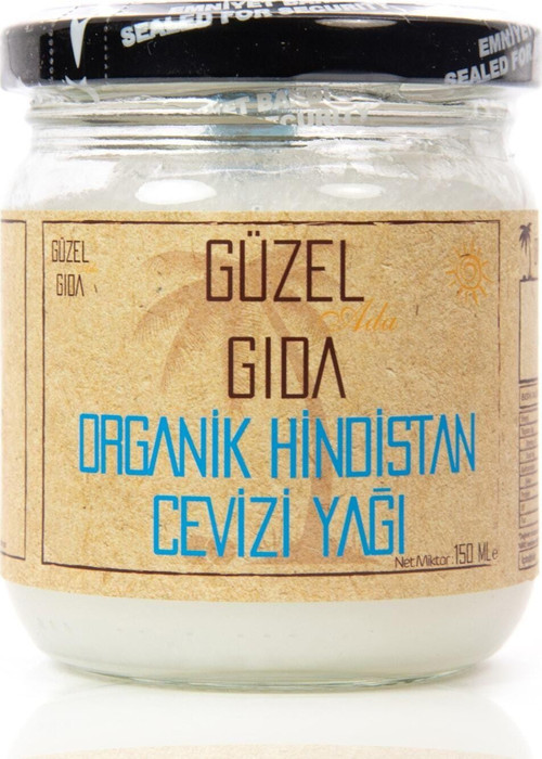 Organik Hindistan Cevizi Yağı 150 Ml (Soğuk Sıkım)