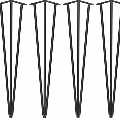 Tel Masa Ayakları 4 Adet 70 Cm Firkete Ayak - Masa Ayakları - Tek Ebat