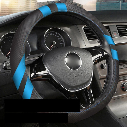 Lada Kalina Uyumlu Elit Geçmeli Direksiyon Kılıfı Mavi