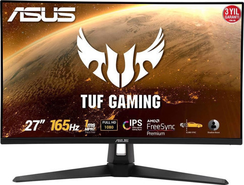 TUF GAMING 27" VG279Q1A 165Hz 1ms HDMI DP ELMB IPS FHD Freesync Premium Gaming Monitör