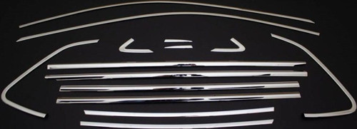 OMSA VW Polo HB Krom Cam Çerçevesi 14 Parça 2017 ve Sonrası
