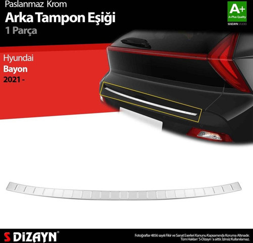 Hyundai Bayon Krom Arka Tampon Eşiği 2021 Üzeri