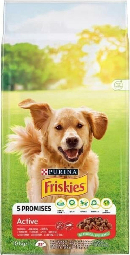 Friskies Active Biftekli Yetişkin Köpek Maması 10 Kg
